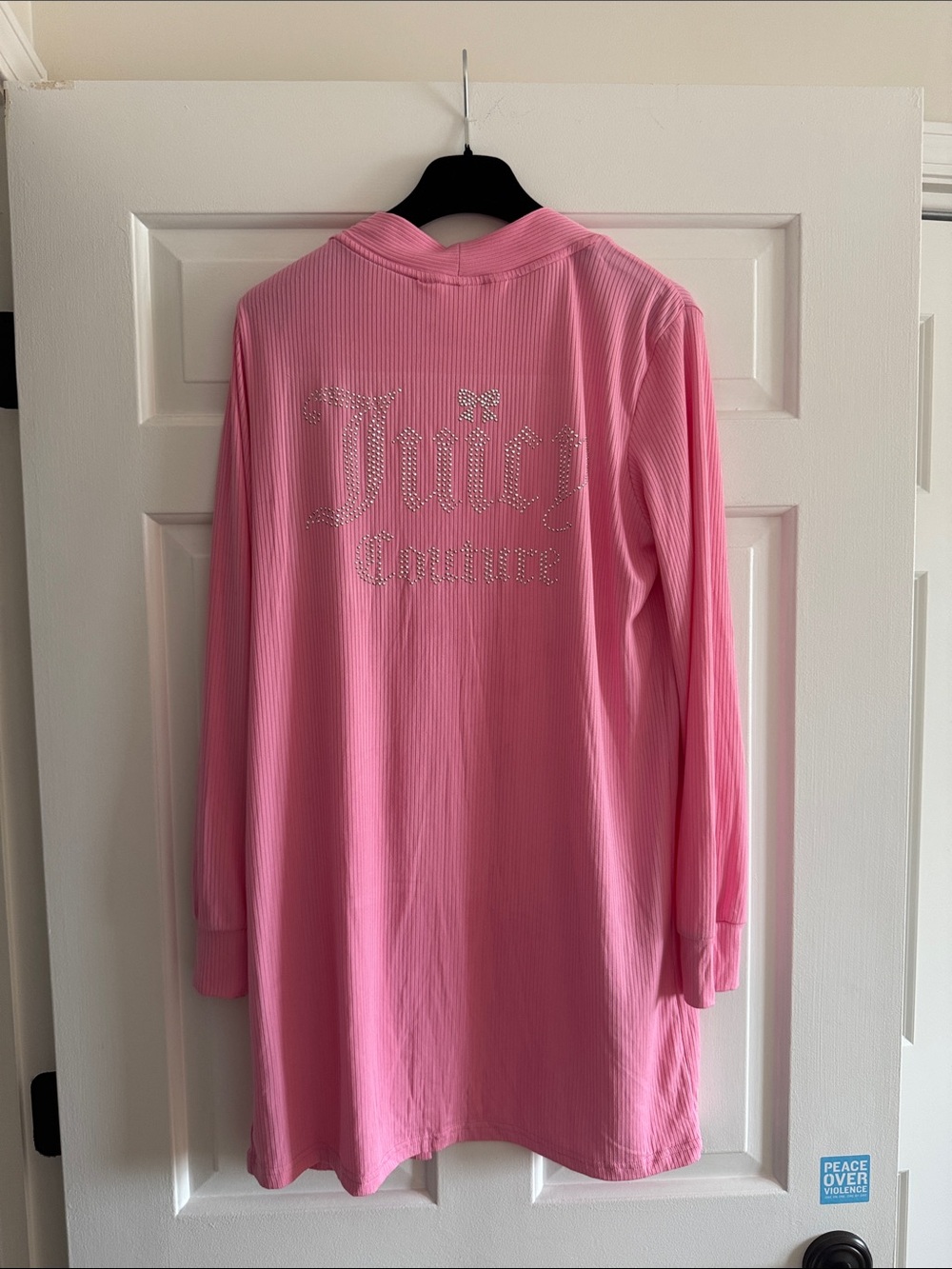 JUICY COUTURE Pink BEDAZZLED robe